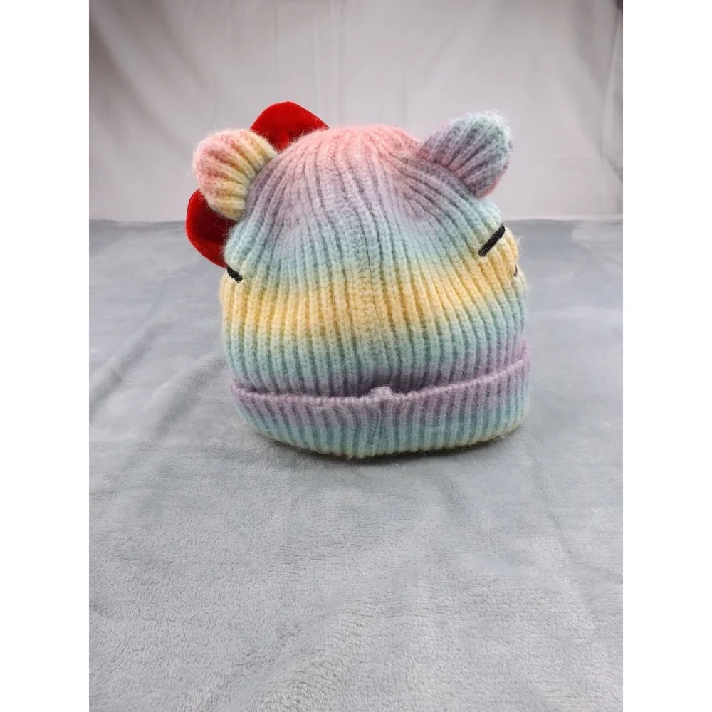 Hello Kitty Beanie/Hat‎ by Sanrio One Size Pastel/Multi Color Fleece Lined